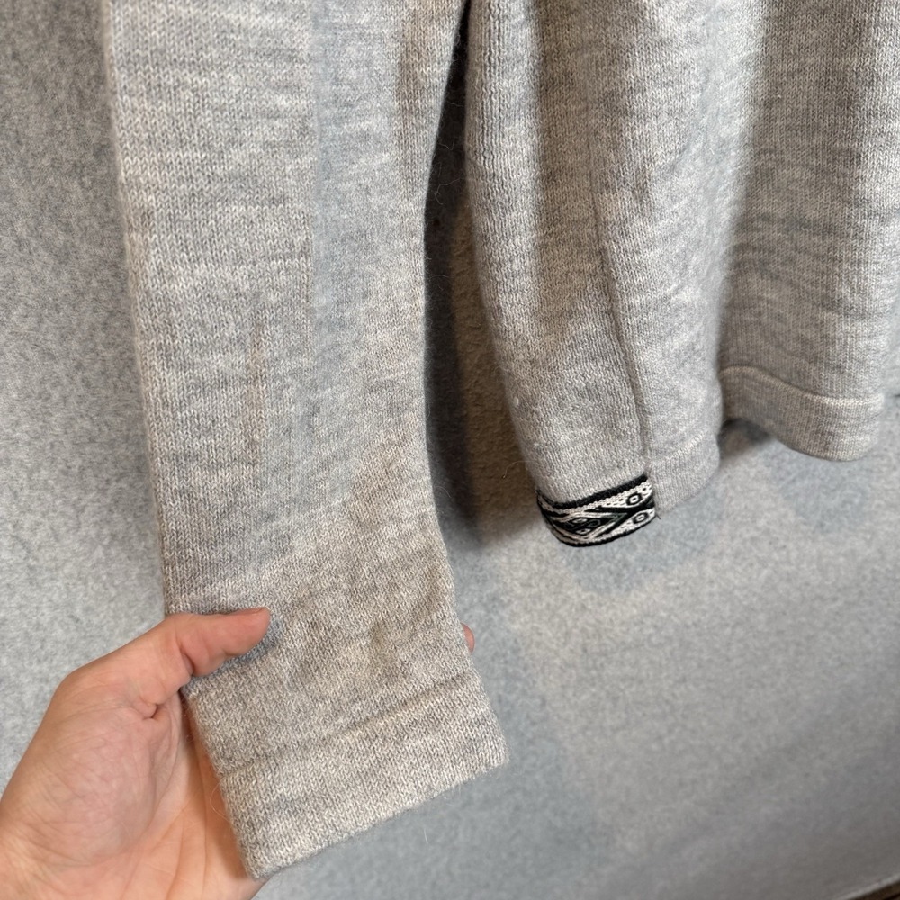 PAKA The Original Crew Sweater Unisex Sz S Gray Royal Alpaca 65% - Picture 2 of 8